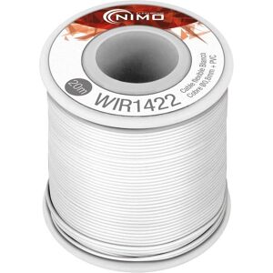 Nimo - Bobina de fio de cobre multifilar 1x0.5mm² - blanco Nimo - Bobina de fio de cobre multifilar 1x0.5mm² - blanco