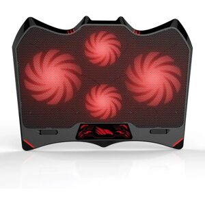 Sveon Aero Gaming SGM520 - Soporte Refrigeración, 17.3", 4 Ventiladores, LED, Negro Sveon Aero Gaming SGM520 - Soporte Refrigeración, 17.3", 4 Ventiladores, LED, Negro