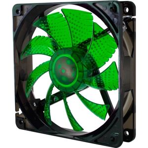 NOX Coolfan 120 LED Ventilateur pour boîtier ordinateur - 12cm - Noir/Vert NOX Coolfan 120 LED Ventilateur pour boîtier ordinateur - 12cm - Noir/Vert