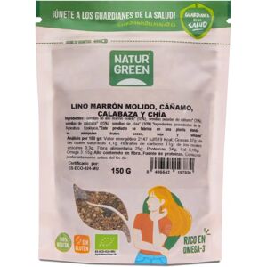 Sementes Orgânicas Naturgreen - Linhaça, Cânhamo, Abóbora, Chia Sementes Orgânicas Naturgreen - Linhaça, Cânhamo, Abóbora, Chia