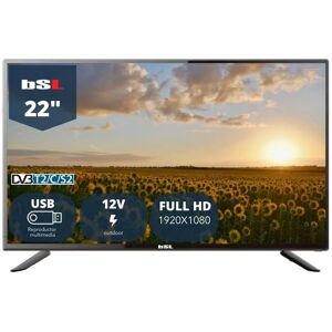 Televisor LED Full HD 22" Belson con DVB-T2, USB, HDMI Televisor LED Full HD 22" Belson con DVB-T2, USB, HDMI