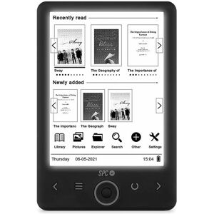 SPC Dickens Light 2 8GB Negro - Lector de libros electrónicos SPC Dickens Light 2 8GB Negro - Lector de libros electrónicos