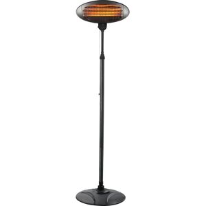 Svan SVCA100SP Estufa Exterior - 2000W, 3 Niveles, Negro Svan SVCA100SP Estufa Exterior - 2000W, 3 Niveles, Negro