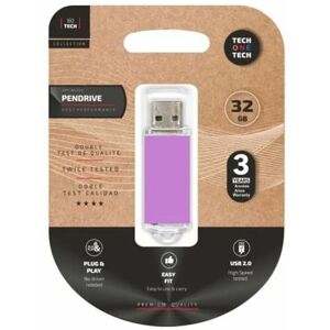 Pen Drive Tech One TEC3009-32 Roxo - USB 2.0 Pen Drive Tech One TEC3009-32 Roxo - USB 2.0