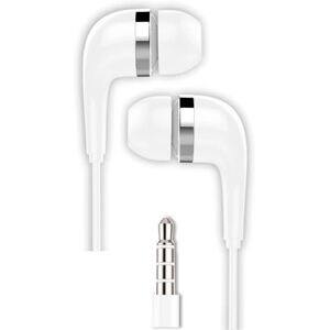 Tech One TEC2955 Weiße In-Ear-Kopfhörer mit Mikrofon - 3,5mm Klinke Tech One TEC2955 Weiße In-Ear-Kopfhörer mit Mikrofon - 3,5mm Klinke