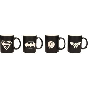Ensemble de 4 Tasses Céramique Justice League - Publicité Ensemble de 4 Tasses Céramique Justice League - Publicité
