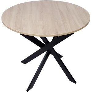 Table à manger ronde Zen de SKRAUT HOME - 90x90x77cm - Jusqu'à 4 personnes - Publicité Table à manger ronde Zen de SKRAUT HOME - 90x90x77cm - Jusqu'à 4 personnes - Publicité