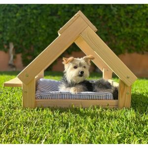 Skraut Home Hondenhok - Natuurlijke Kleur - Voor Kleine/Gemiddelde Honden - Binnen/Buiten Skraut Home Hondenhok - Natuurlijke Kleur - Voor Kleine/Gemiddelde Honden - Binnen/Buiten