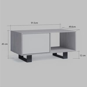 Skraut Home WIND Tavolino Grigio Antracite - Tavolino Skraut Home WIND Tavolino Grigio Antracite - Tavolino