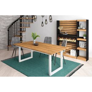 Skraut Home - Mesa de Comedor - 10 Comensales - 200cm - Rústica y Estable - Madera Skraut Home - Mesa de Comedor - 10 Comensales - 200cm - Rústica y Estable - Madera