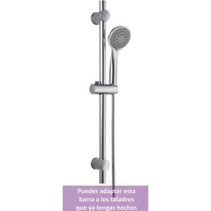 Kit de Barra de Ducha en Acero Inoxidable 65,5cm - Cromo - Tipo de Ducha Kit de Barra de Ducha en Acero Inoxidable 65,5cm - Cromo - Tipo de Ducha
