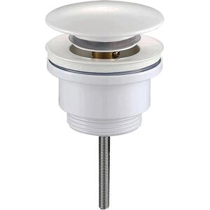 KIBATH L490671 Valve Push-up en Laiton - Lavabo et Bidet - Blanc Mat - Publicité KIBATH L490671 Valve Push-up en Laiton - Lavabo et Bidet - Blanc Mat - Publicité