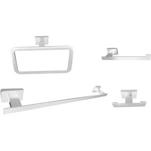 Conjunto de accesorios de baño Kibath - Blanco mate - Tipo de baño Conjunto de accesorios de baño Kibath - Blanco mate - Tipo de baño