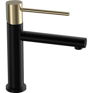 Grifo Monomando Kibath Mate Negro - Lavabo Grifo Monomando Kibath Mate Negro - Lavabo