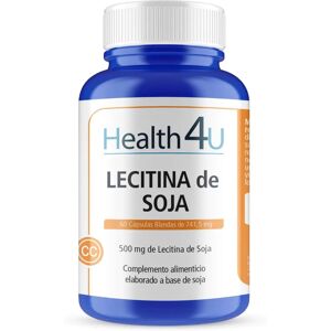 Health 4U Lecitina de soja 60 cápsulas - Apoyo colesterol Health 4U Lecitina de soja 60 cápsulas - Apoyo colesterol