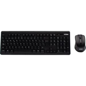 Nilox NXKMWE0001 WIRELESS billentyűzet és egér - Fekete - Billentyűzet és Egér Nilox NXKMWE0001 WIRELESS billentyűzet és egér - Fekete - Billentyűzet és Egér