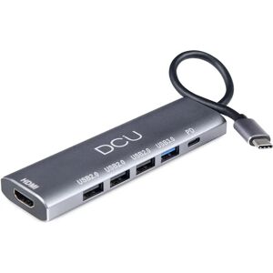 Hub USB DCU Tecnologic 391168 - 2x USB 3.2 Gen 2, Type-C, Gris - Publicité Hub USB DCU Tecnologic 391168 - 2x USB 3.2 Gen 2, Type-C, Gris - Publicité
