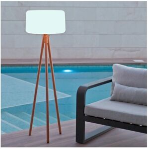 Lampe d'extérieur solaire RGB LED Newgarden Chloe - Blanc, Bois clair - Lampadaire - Publicité Lampe d'extérieur solaire RGB LED Newgarden Chloe - Blanc, Bois clair - Lampadaire - Publicité