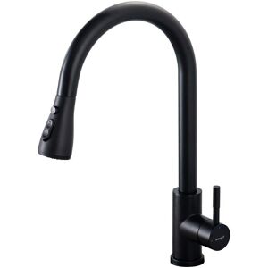 Ibergrif M22136B Black Kitchen Faucet with Detachable Spray - Kitchen Faucet Ibergrif M22136B Black Kitchen Faucet with Detachable Spray - Kitchen Faucet