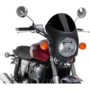 Puig Retro Windscreen - Universal, Black, 195/180mm Puig Retro Windscreen - Universal, Black, 195/180mm