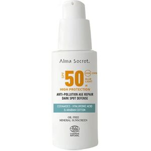 Crème Visage Haute Protection SPF50 Alma Secret - Publicité Crème Visage Haute Protection SPF50 Alma Secret - Publicité