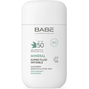 Babé Super Fluid Mineralischer Sonnenschutz SPF50 - Empfindliche Haut - 50mL Babé Super Fluid Mineralischer Sonnenschutz SPF50 - Empfindliche Haut - 50mL