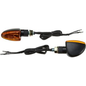 Puig Star 4175N Short Black Amber Turn Signal - Blinkers Puig Star 4175N Short Black Amber Turn Signal - Blinkers