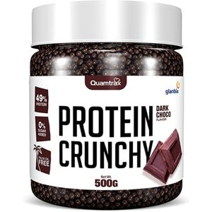 Quamtrax Protein Crunchy Chocolat Noir - Collations Protéinées - Publicité Quamtrax Protein Crunchy Chocolat Noir - Collations Protéinées - Publicité