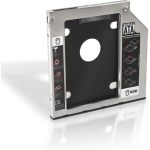 Aisens A129-0151 Silver 2.5-inch HDD/SSD Caddy - Laptop Accessory Aisens A129-0151 Silver 2.5-inch HDD/SSD Caddy - Laptop Accessory