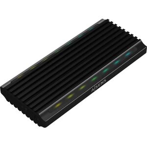Carcaça SSD Aisens ASM2-RGB012B - Preta, USB 3.2, Alumínio Carcaça SSD Aisens ASM2-RGB012B - Preta, USB 3.2, Alumínio