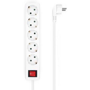 AISENS A154-0651 Rallonge électrique - 5 Prises - Blanc intérieur AISENS A154-0651 Rallonge électrique - 5 Prises - Blanc intérieur