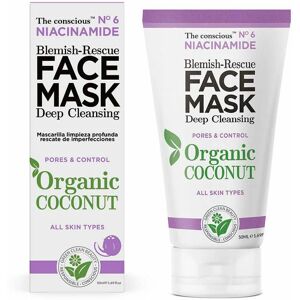The Conscious Niacinamide Organic Coconut Face Mask - Blemish Rescue - 50ml The Conscious Niacinamide Organic Coconut Face Mask - Blemish Rescue - 50ml