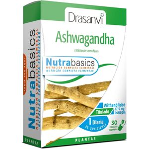 Drasanvi Nutrabasics Ashwagandha - Vegan Capsules - 496mg Drasanvi Nutrabasics Ashwagandha - Vegan Capsules - 496mg