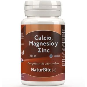 NATURBITE Calcium Magnesium Zinc 1450 Mg - Bone Support NATURBITE Calcium Magnesium Zinc 1450 Mg - Bone Support