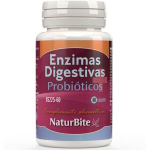 Naturbite Digestive Enzymes - Probiotics - 60 Capsules Naturbite Digestive Enzymes - Probiotics - 60 Capsules