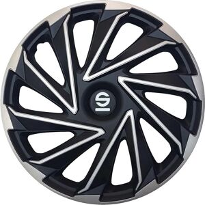 Sparco 15 hüvelykes Varese kerékburkolat készlet - Ezüst/Fekete Sparco 15 hüvelykes Varese kerékburkolat készlet - Ezüst/Fekete