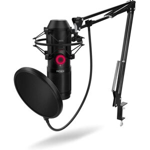 Microphone Krom Kapsule - Noir - Microphone, USB, Jack 3.5mm, Filtre anti-pop, Support antivibrations - Publicité Microphone Krom Kapsule - Noir - Microphone, USB, Jack 3.5mm, Filtre anti-pop, Support antivibrations - Publicité