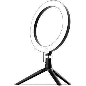 Anel de Luz Selfie Krom Kight - LED, 25cm, USB, Preto Anel de Luz Selfie Krom Kight - LED, 25cm, USB, Preto