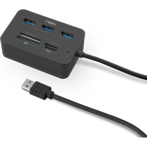 Lector de tarjetas externo Nox - USB 3.2 - Negro Lector de tarjetas externo Nox - USB 3.2 - Negro