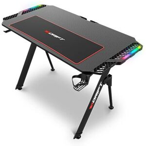 DRIFT DZ150 Schwarz - Gaming-Schreibtisch RGB Wasserfest DRIFT DZ150 Schwarz - Gaming-Schreibtisch RGB Wasserfest