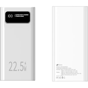 Power Bank Leotec LePOW30W22W - 30000mAh Bianco Power Bank Leotec LePOW30W22W - 30000mAh Bianco