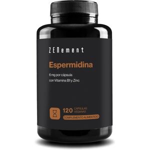 Zenement Spermidine - 6mg, B1, Zinc - 120 Vegan Capsules Zenement Spermidine - 6mg, B1, Zinc - 120 Vegan Capsules