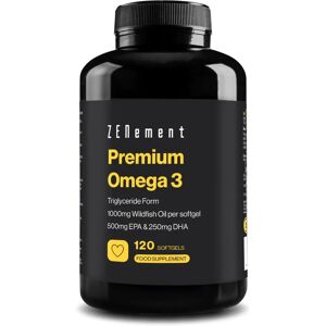 Zenement Omega 3 Premium Triglyzeride 120 Weichgelkapseln - Nahrungsergänzung Zenement Omega 3 Premium Triglyzeride 120 Weichgelkapseln - Nahrungsergänzung