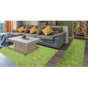 T & I 1979 Groene Bloemen Vinyl Tapijt - Tapijt T & I 1979 Groene Bloemen Vinyl Tapijt - Tapijt