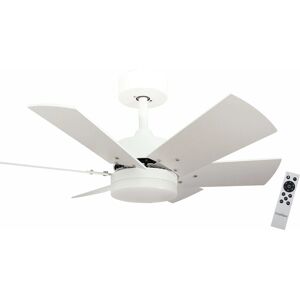 Bastilipo Cala Blanca DC - Bianco / Rovere - Ventilatore da soffitto domestico Bastilipo Cala Blanca DC - Bianco / Rovere - Ventilatore da soffitto domestico