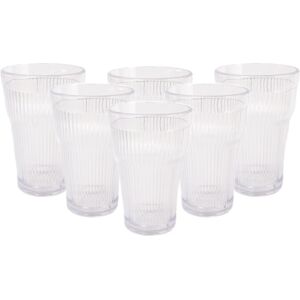 Bastilipo Empire State Waterglas - 6 stuks, 400 ml, Transparant Bastilipo Empire State Waterglas - 6 stuks, 400 ml, Transparant