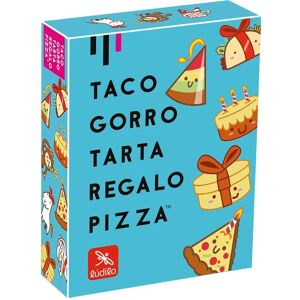 Ludilo - Taco Gorro Tarta Regalo Pizza - Juego de Mesa para Niños 8+ - Juego de Viaje Ludilo - Taco Gorro Tarta Regalo Pizza - Juego de Mesa para Niños 8+ - Juego de Viaje