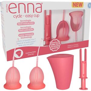Enna Marca Copa Menstrual Pequeña con Aplicador - Pack de 2 Enna Marca Copa Menstrual Pequeña con Aplicador - Pack de 2