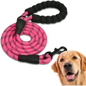 Edipets Pink Dog Training Leash - Adjustable & Reflective Edipets Pink Dog Training Leash - Adjustable & Reflective