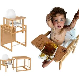 COOL · DREAMS Silla Alta para Bebés - Convertible en Madera de Haya Ajustable COOL · DREAMS Silla Alta para Bebés - Convertible en Madera de Haya Ajustable
